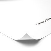 "Dramatisches Requiem", glänzendes Poster (Ecke)