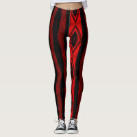 Dramatisches Rot und Schwarze Streifen Diamantmust