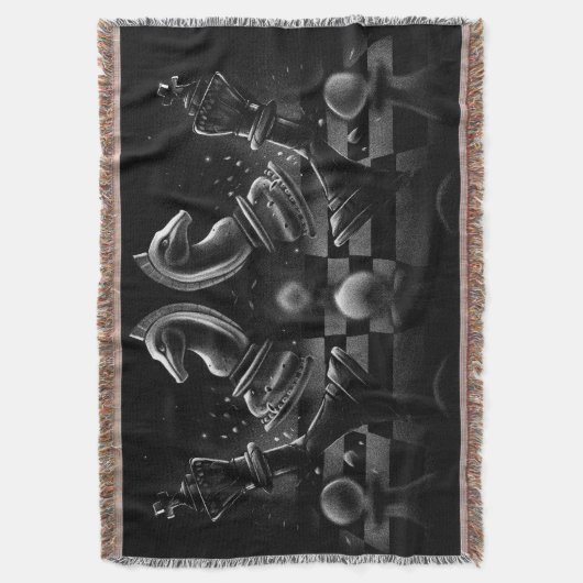 Dramatisches Schach-Monochrom Decke (Vorderseite Vertikal)