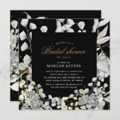 dramatisches silberfarbenes Brautparty per Post (Vorne/Hinten)