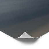 Dramatisches Sturmhimmel-Kunstposter Poster (Ecke)