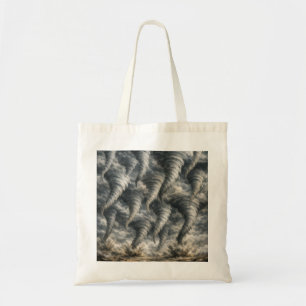 Dramatisches Tornado-Sturm-Muster Tragetasche