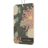 Dramatisches Vintages japanisches Chrysanthemum Fl Autolufterfrischer (Links)