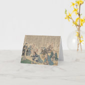 Dramatization der Körperteile - notecard Karte (Gelbe Blume)