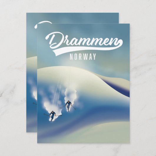 Drammen Norway Skipposter (Vorne/Hinten)