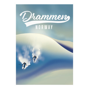 Drammen Norway Skipposter Fotodruck