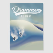 Drammen Norway Skipposter Magnetkarte (Vorderseite)
