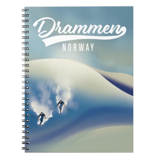 Drammen Norway Skipposter Notizblock (Vorderseite)