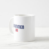 DRAMMEN Norwegen Kaffeetasse (Vorderseite Links)