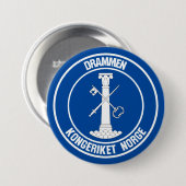 Drammen Round Emblem Button (Vorne & Hinten)