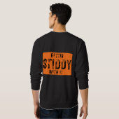Dran gewöhnen an Es Sweatshirt (Schwarz voll)