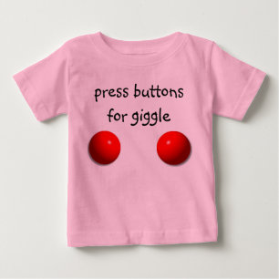 Drängen Sie auf Gekicher Baby T-shirt