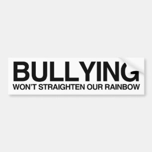 DRANGSALBEREI WIRD UNSEREN REGENBOGEN NICHT GERADE AUTOAUFKLEBER