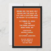 Drank Funny Adult Halloween Ghost Party Einladung (Rückseite)