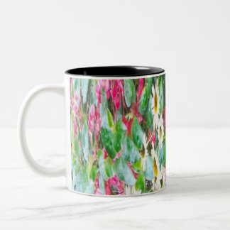 Drape of Flowers Zweifarbige Tasse