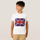 Drapeau Anglais d'Angleterre texturé T-Shirt (Vorne ganz)