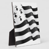 Drapeau breton (bretonische Flagge) Fotoplatte (Seite)