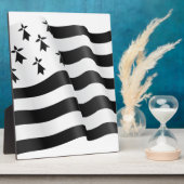 Drapeau breton (bretonische Flagge) Fotoplatte (Seite)