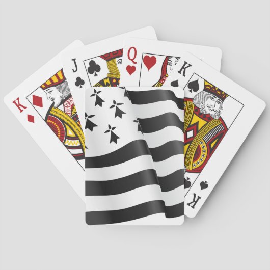 Drapeau breton (bretonische Flagge) Spielkarten (Rückseite)