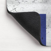 Drapeau du Québec style grunge érodé Mousepad (Ecke)