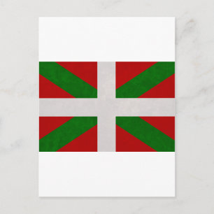 Drapeau Pays Baskisch Euskadi Postkarte