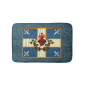 Drapeau Québec Antique Carillon Sacré-Coeur Badematte (Vorderseite)
