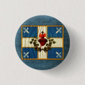 Drapeau Québec Antique Carillon Sacré-Coeur Button (Vorderseite)