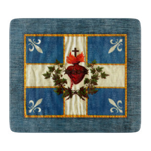 Drapeau Québec Antique Carillon Sacré-Coeur Schneidebrett