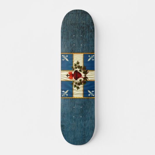 Drapeau Québec Antique Carillon Sacré-Coeur Skateboard (Vorne)