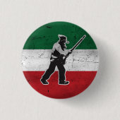 Drapeau Québec und Patriote Henri Julien érodé Button (Vorderseite)