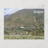 Draper Temple - Utah Postkarte (Vorderseite)