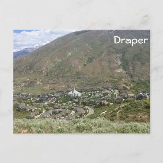 Draper Temple - Utah Postkarte (Vorderseite)