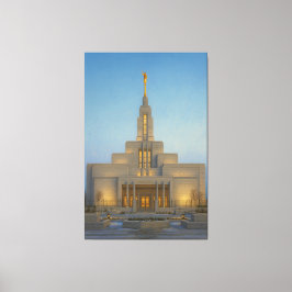 Draper Utah Temple Painting™ LDS Wall Art Leinwand