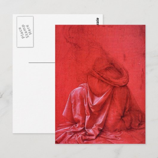 Draperstudie Postkarte (Vorne/Hinten)