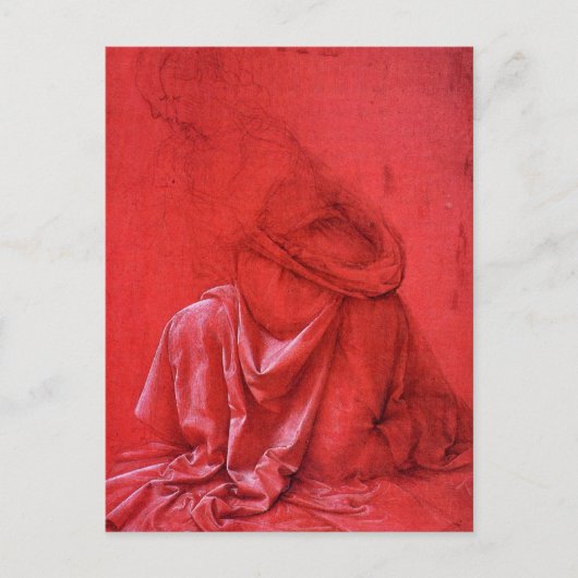 Draperstudie Postkarte (Vorderseite)