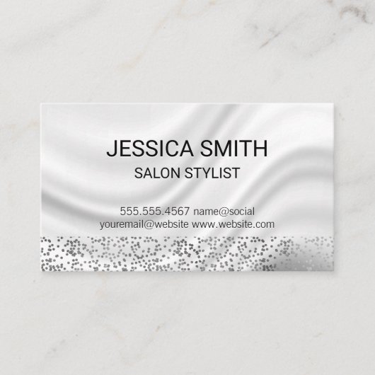 Drapery Hintergrund Visitenkarte (Vorderseite)