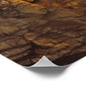 Drapery Room, Mammoth Cave National Park, Poster (Ecke)