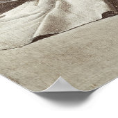 Drapery-Studie für eine sitzende Abbildung, c.1475 Poster (Ecke)