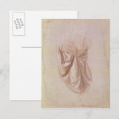 Drapery Studie Postkarte (Vorne/Hinten)