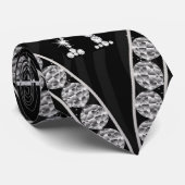 Drapiert in den Diamanten Krawatte (Gerollt)