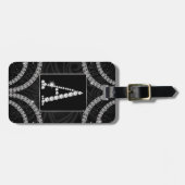 Drapiert in den Diamanten - zeichnen Sie A ab Gepäckanhänger (Vorderseite horizontal)