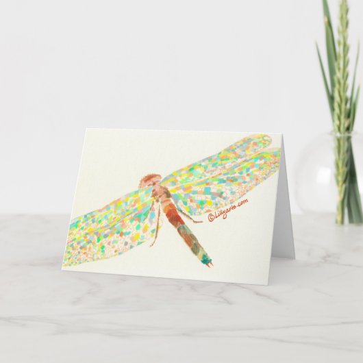 Draquelly Dance Fine Art Note Card Karte (Vorderseite)