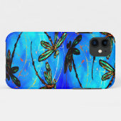 Draquelly Flit Electric Blue Case-Mate iPhone Hülle (Rückseite (Horizontal))