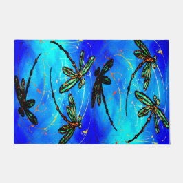 Draquelly Flit Electric Blue Fußmatte