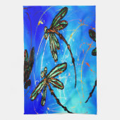 Draquelly Flit Electric Blue Handtuch (Vertikal)