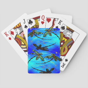 Draquelly Flit Electric Blue Spielkarten