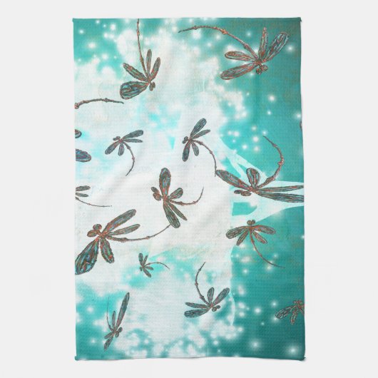 Draquelly Glow Tree Geschirrtuch (Vertikal)