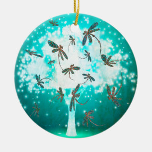 Draquelly Glow Tree Keramik Ornament