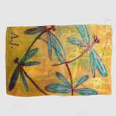 Draquelly Haze Golfhandtuch (Horizontal)