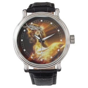 Drastische Jesus-Kreuzigungs-Uhr (mehrfache Armbanduhr
